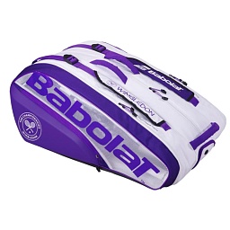 Сумка BABOLAT PURE WIMBLEDON 12R white/purple