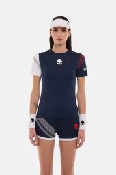 Футболка женская HYDROGEN SPORT STRIPES TECH dark blue