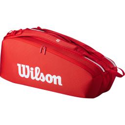 Сумка WILSON SUPER TOUR 2025 6R red