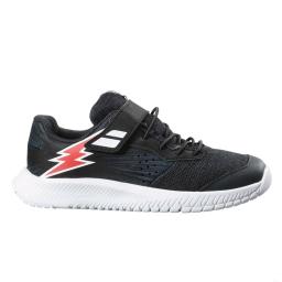 Кроссовки детские BABOLAT PULSION KID AC black/fiesta red