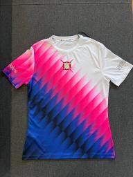 Футболка женская HYDROGEN DIAGONAL TECH blue/fuchsia