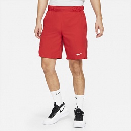 Шорты мужские  NIKE COURT FLEX VICTORY 9" red