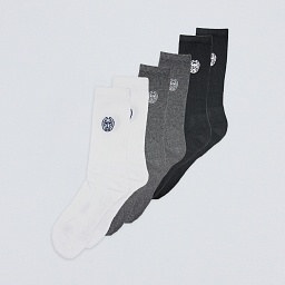 Носки BIDI BADU DON CARLITO XXL CREW 6P white/black/grey