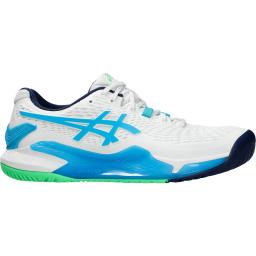 Кроссовки мужские ASICS GEL-RESOLUTION 9 white/digital aqua